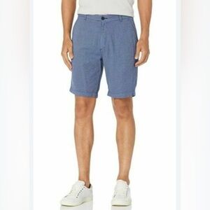 Mens Sperry Flat Front Beach Casual‎ Blue Shorts